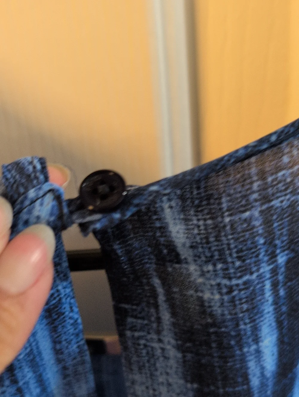 MK Sleeveless Blue Top